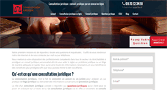 Desktop Screenshot of consultation-juridique.net
