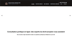 Desktop Screenshot of consultation-juridique.org
