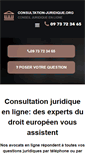 Mobile Screenshot of consultation-juridique.org